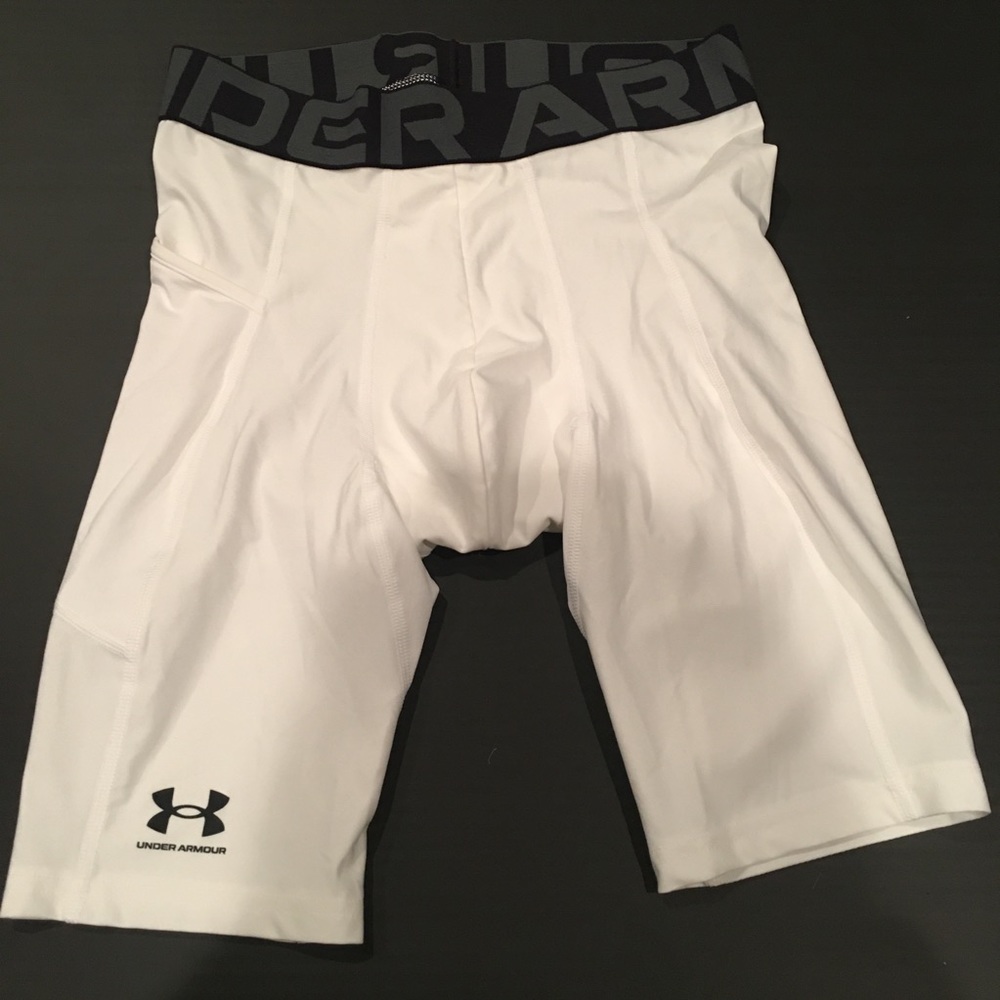 Under Armour Men’s Compression Shorts with Pocket / Heat Gear